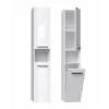 Bathroom cabinet NEL III 31x30x174 cm, white, glossy