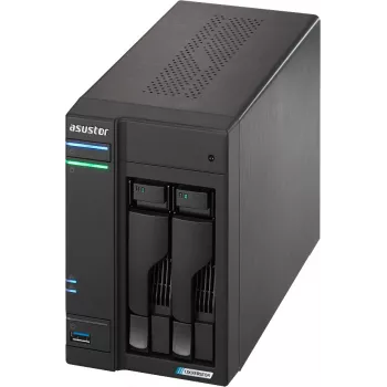 Asustor LOCKERSTOR 2 Gen2 (AS6702T) NAS Desktop Intel® Celeron® N5105 4 GB DDR4 0 TB ADM Black
