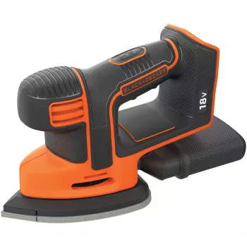 Detail sander Black & Decker BDCDS18N, cordless 18V Li‑Ion 1.5Ah, 12,000 RPM, black/orange