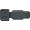 KNIPEX KN 00 61 10 CA - ColorCode Clip - 10 pieces Anthracite (00 61 10 CA)