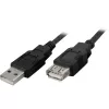 USB A to USB A cable GEMBIRD 68904, USB 2.0, 3 m, black