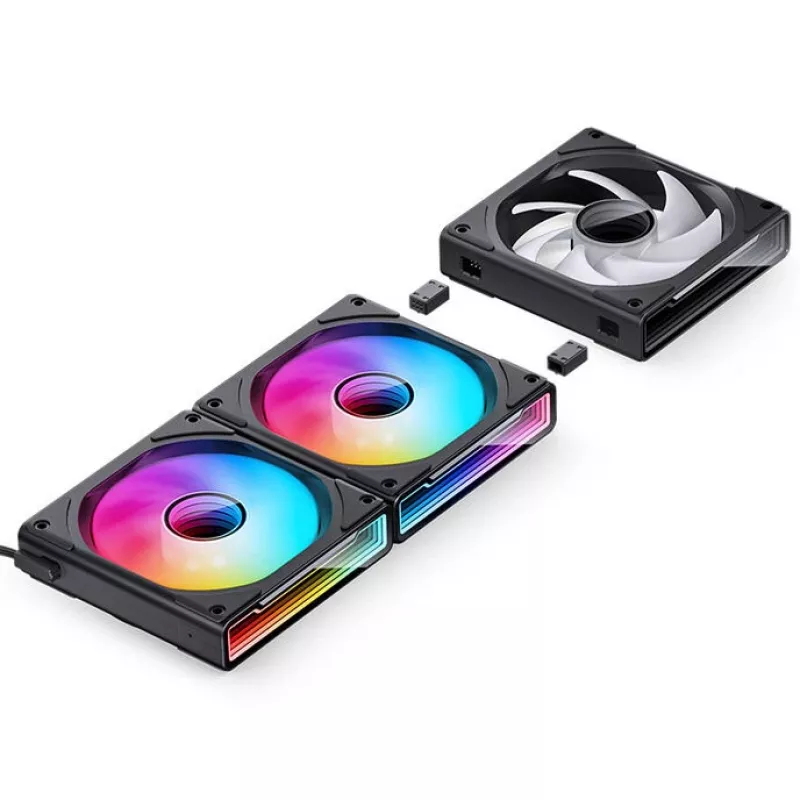 120mm case fan Jonsbo ZK-120B ARGB Black, 120mm, ARGB lighting