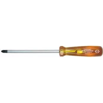 Screwdriver c.k tools T4812 PH1, blade length 80 mm, Phillips tip, insulated handle