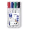 Marker Staedtler Lumocolor 351 WP4 Bullet tip Black Blue Green Red