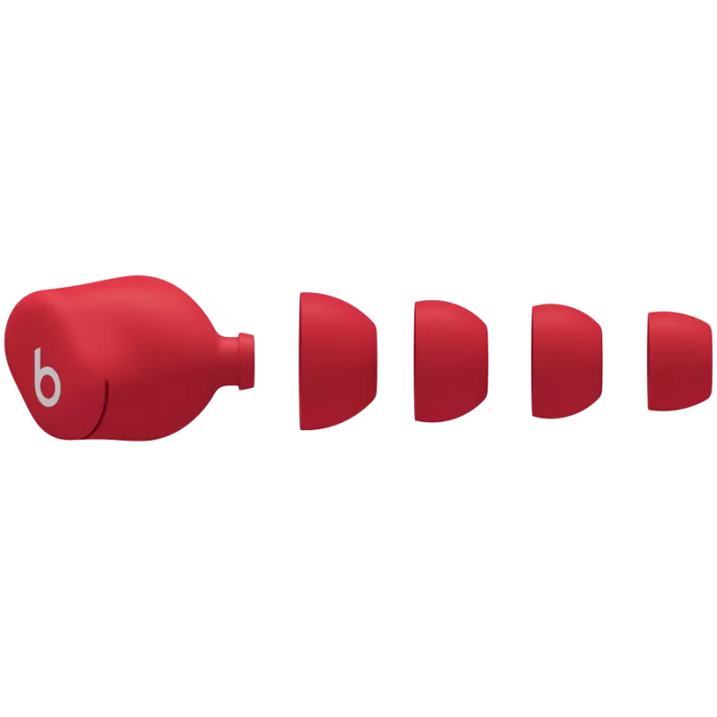 Beats Solo Buds - True Wireless Earbuds - Transparent Red,Model A3151 A3150 A3152