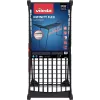 Clothes drying rack VILEDA Infinity Flex Ultimate Telescopic — black, coated aluminium, 30 m drying space, foldable, castor wheels