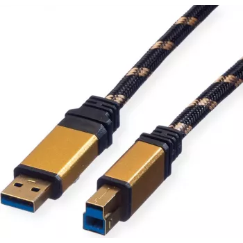 ROLINE Gold - USB Cable - USB Type B (M) to USB Type A (M)