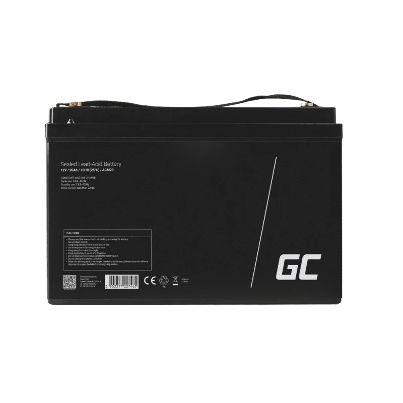 AGM29 - Sealed Lead Acid (VRLA) - 12 V - 1 Pc(s) - Black - 90 Ah - 5 Year(s)