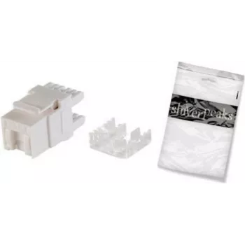 Keystone Module ShiverPeaks BS08-10035 Flat White RJ-45