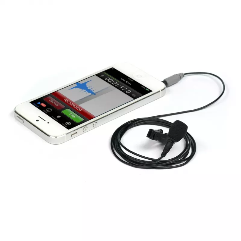 Lavalier microphone RØDE smartLav+ — wired omnidirectional 3.5 mm, 20–20,000 Hz, -35 dB sensitivity, 2 pcs, carrying case
