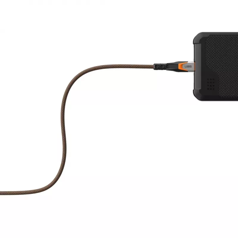 USB C to USB C cable C2G 9B4415114097 USB 3.2 Gen 2x2 0.75 m — Black/Orange