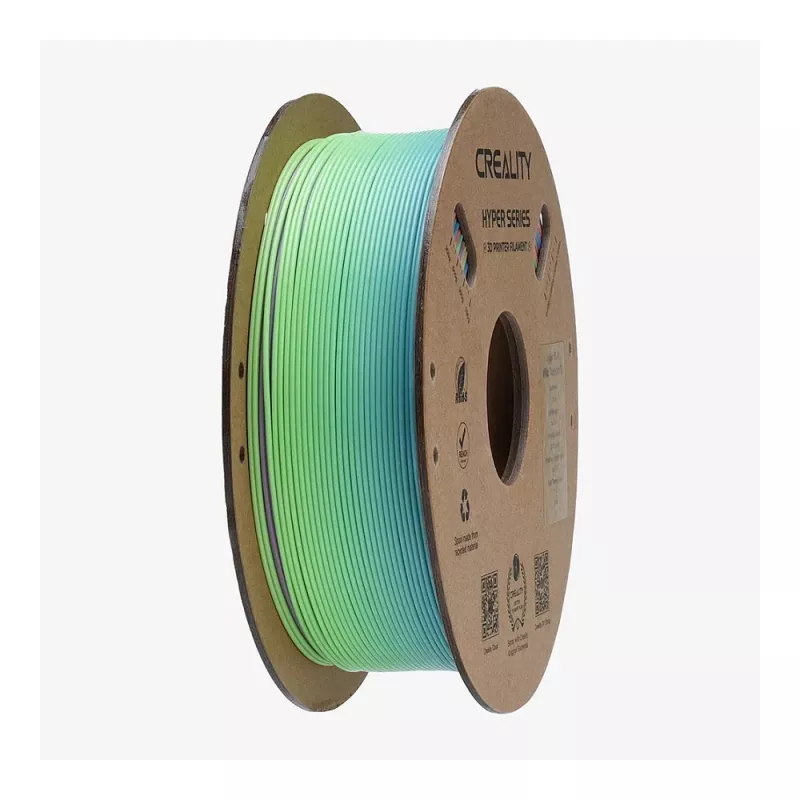 Filament spool Creality PLA 1.75 mm 1 kg — blue, green, pink (3301010425)