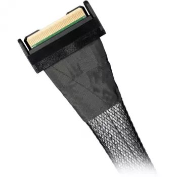Drive adapter ICY BOX MB413L-B — MCIO 8i SFF-TA-1016 to 2× MCIO 4i SFF-TA-1016