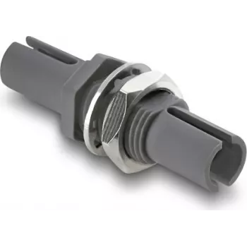 DELOCK fiber optic coupling HFBR 4505Z simplex blue to blue, plastic housing, model 91041