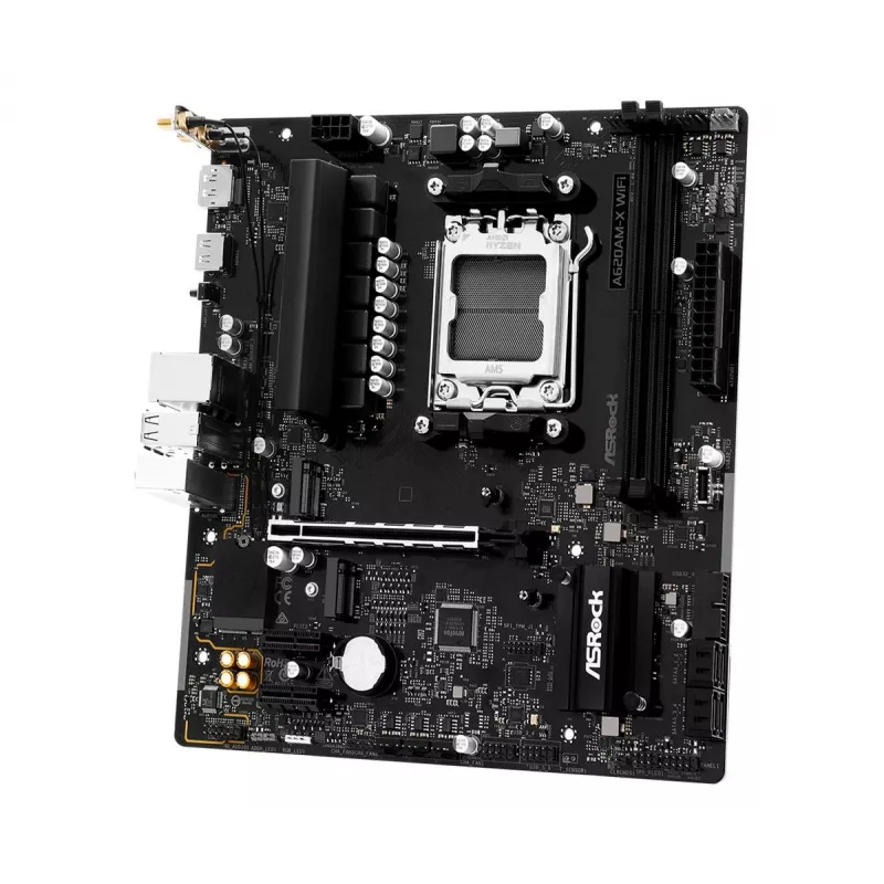 ASRock A620AM-X WiFi AMD A620 AM5 Micro-ATX Motherboard