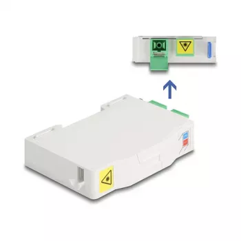 Optical Fiber Connection Box DeLOCK 85935 SC Simplex White