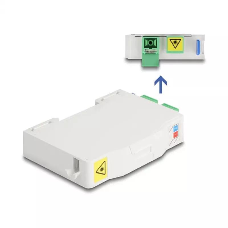 Optical Fiber Connection Box DeLOCK 85935 SC Simplex White