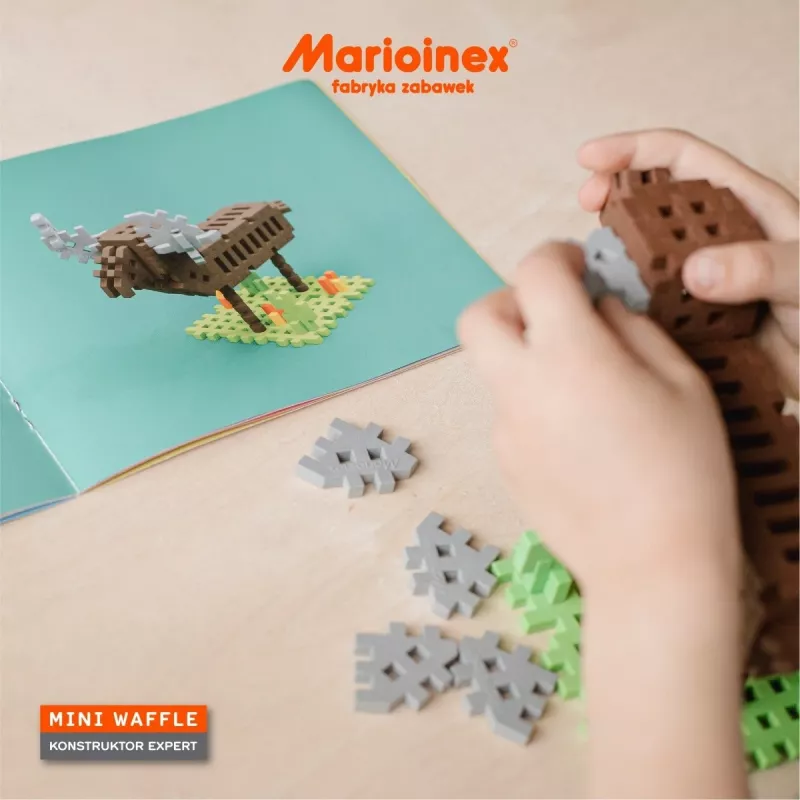 Marioinex Mini Waffle Building Blocks Constructor Expert, 501 pieces