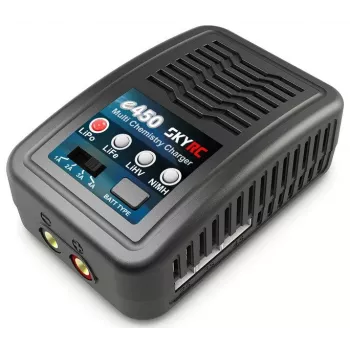 Battery Charger SKYRC e450 for 2–4S and 6–8S LiPo/LiFe/LiHV and NiMH batteries