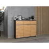 3D3S chest of drawers 120x40x97 cm, anthracite/artisan