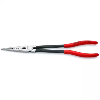 KNIPEX Long Reach Needle Nose Pliers with transverse profiles