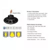 Synergy 21 LED spot pendant luminaire UFO 200W for industry/warehouses cw 90