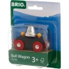 Wooden train car BRIO 33749 with bell
