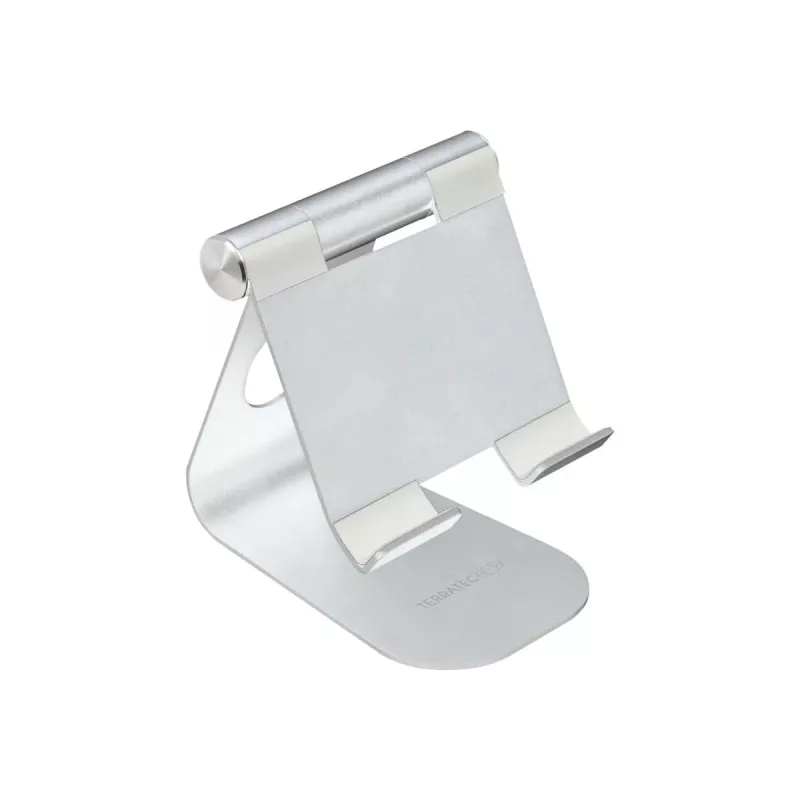 TERRATEC iTab M - Stand for mobile phone / Tablet - Aluminium - Silver - Screen Size: 8,8-25 cm (3.5-10) - Desktop-Stand (219728)