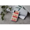 Protective smartphone case iKins for iPhone XR — Short Cake design, white