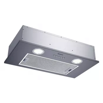 Built-in cooker hood CANDY CBG625/1X, 520 mm width, 207 m³/h, charcoal filter, rotary control, silver