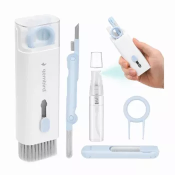 Gembird Gembird 7-in-1 Universal Portable Cleaning Kit - White