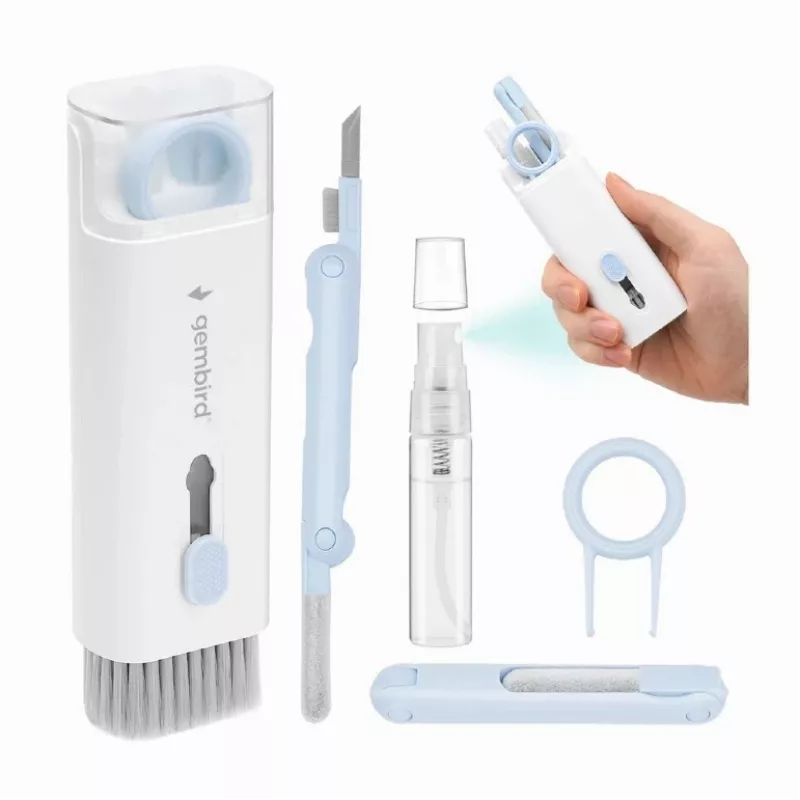 Gembird Gembird 7-in-1 Universal Portable Cleaning Kit - White