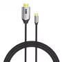 Vention USB-C to HDMI cable CRBBH — 2 m, 4K@60Hz, black, USB-C to HDMI