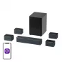 Speakers Ultimea Poseidon D80 Black 7.1 channels, 8 speakers, wired & wireless, active subwoofer