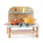 Play kitchen PROMIS KD08 compact mini kitchen set, multicolour, for ages 3+