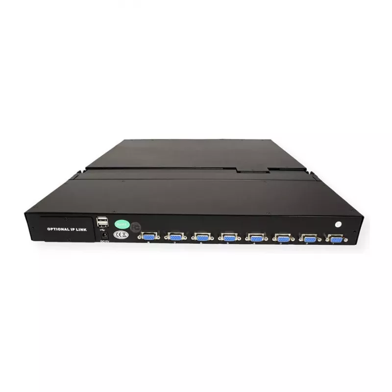 Rack console VALUE 26.99.0123, 17 inch (43.2 cm) LCD, 1280×1024, 1U, French keyboard, black