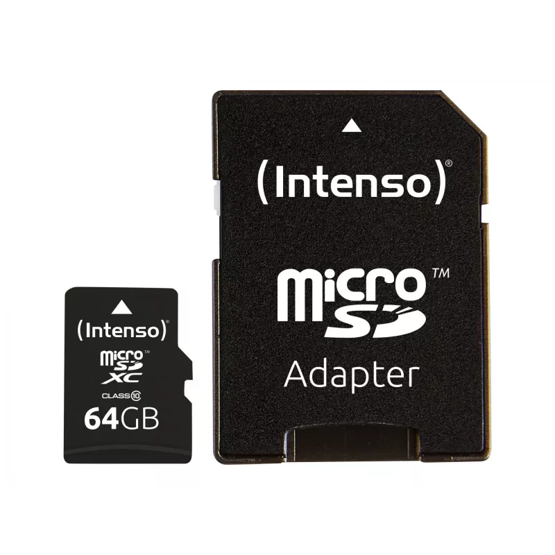 MicroSD Card Intenso 64GB MicroSDXC Class 10