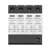 Surge protector QOLTEC 52588 AC 4P 420V T2 C — 4-pole AC surge arrester, 420 V, Type 2