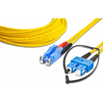 Lightwin High Quality Duplex LWL Patch Cable - SM - LSH - SC (LDP-09 LSH-SC 5.0)