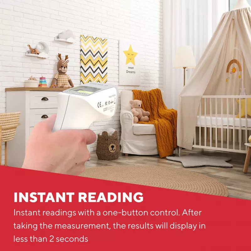 No-Touch Infrared Thermometer HoMedics TE-450-EU — non-contact temperature measurement, fast response
