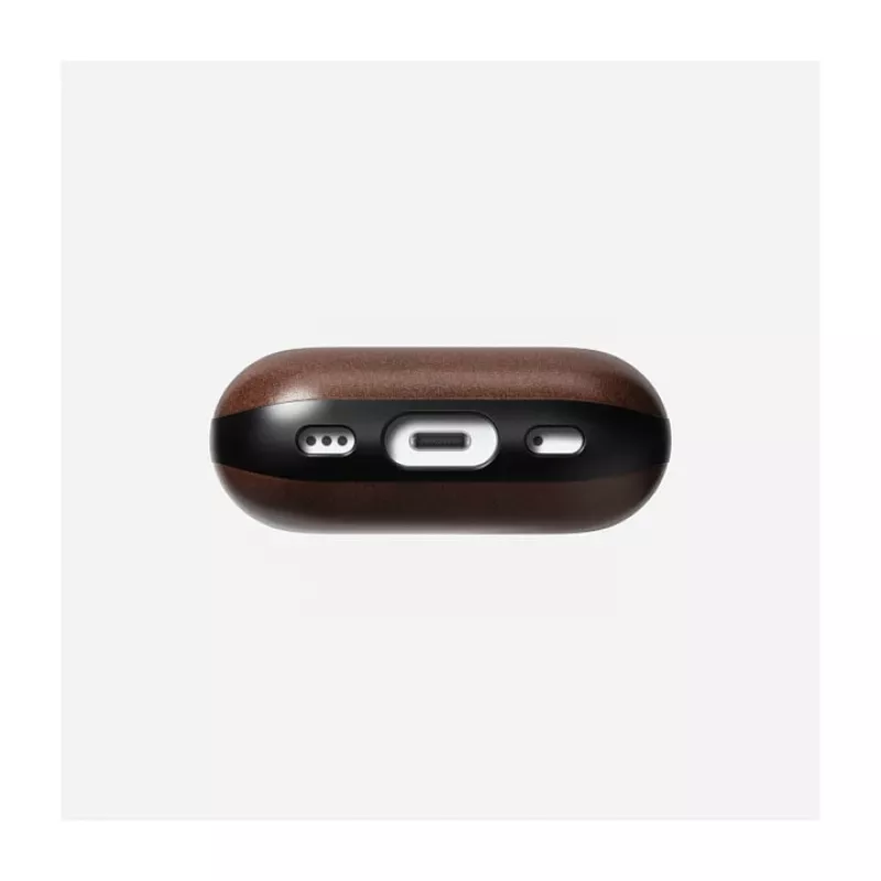 Case Nomad Modern Leather Case — leather, microfiber, polycarbonate, brown
