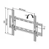 TB TV Wall Mount up to 65 40kg Max VESA 400 (AJTBXT6540TI451)