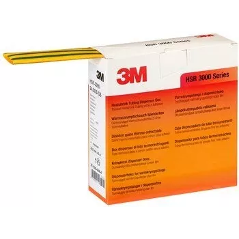 3M TE100042486 - Heat-Shrink Tubing - Green - Yellow - 5 m - 1,8 cm - 135 °C (TE100042486)