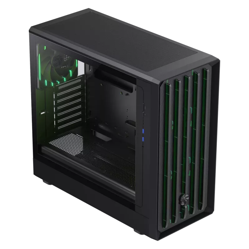 Gamemax Case | CLAW 460 BK | Black | Mid-Tower | Power supply included No