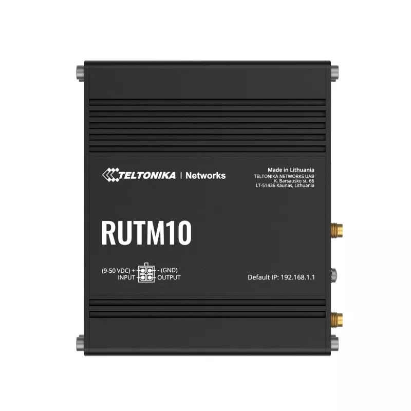 Teltonika RUTM10 wireless router Gigabit Ethernet Dual-band (2.4 GHz / 5 GHz) Black