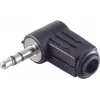3.5 mm Stereo Plug ShiverPeaks Right Angle, 3 poles
