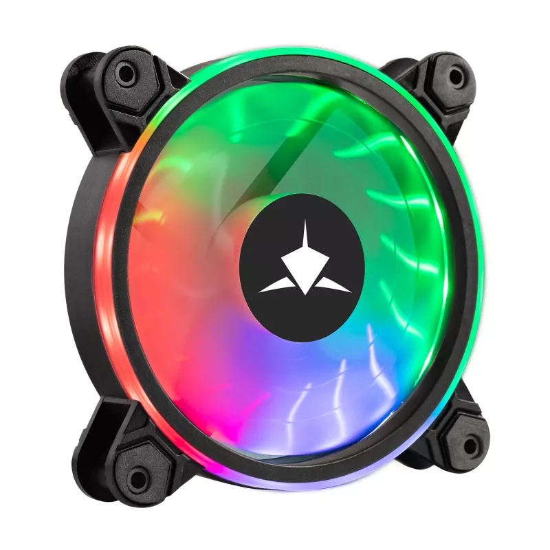 Case fan kit White Shark Nebula-2 Black — ARGB 120mm fans (kit)