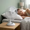 Adler | AD 7302 | Desk Fan | White | Diameter 23 cm | Number of speeds 2 | Oscillation | 60 W | No