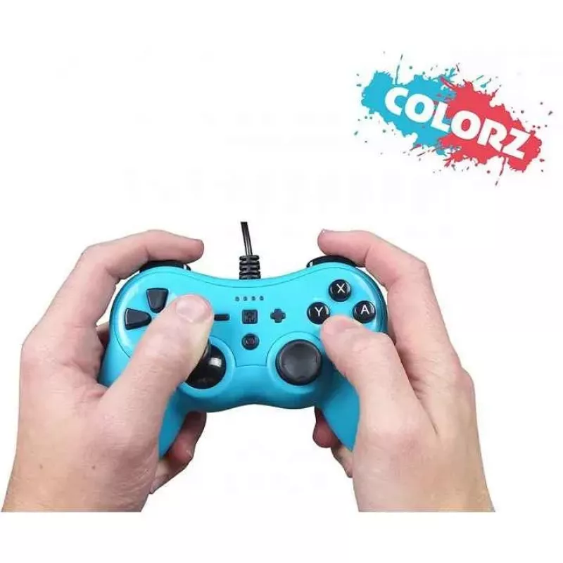 Wired controller SUBSONIC SA5488-1 Neon Blue — for Nintendo Switch, wired connection