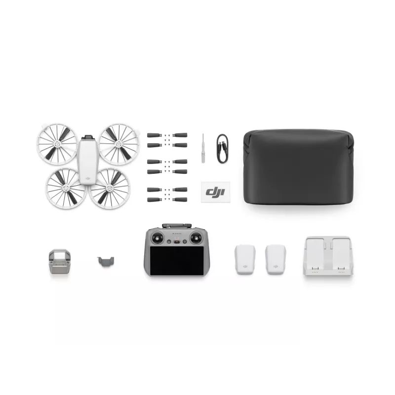 Quadcopter DJI Flip Fly More Combo RC 2 — 4 rotors, 48 MP camera, 3840×2160, max speed 16 m/s, range 14000 m